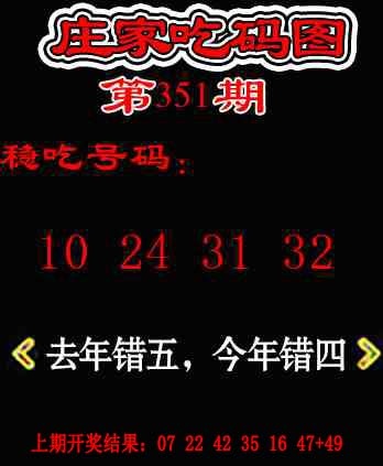 351期庄家吃码图[图]