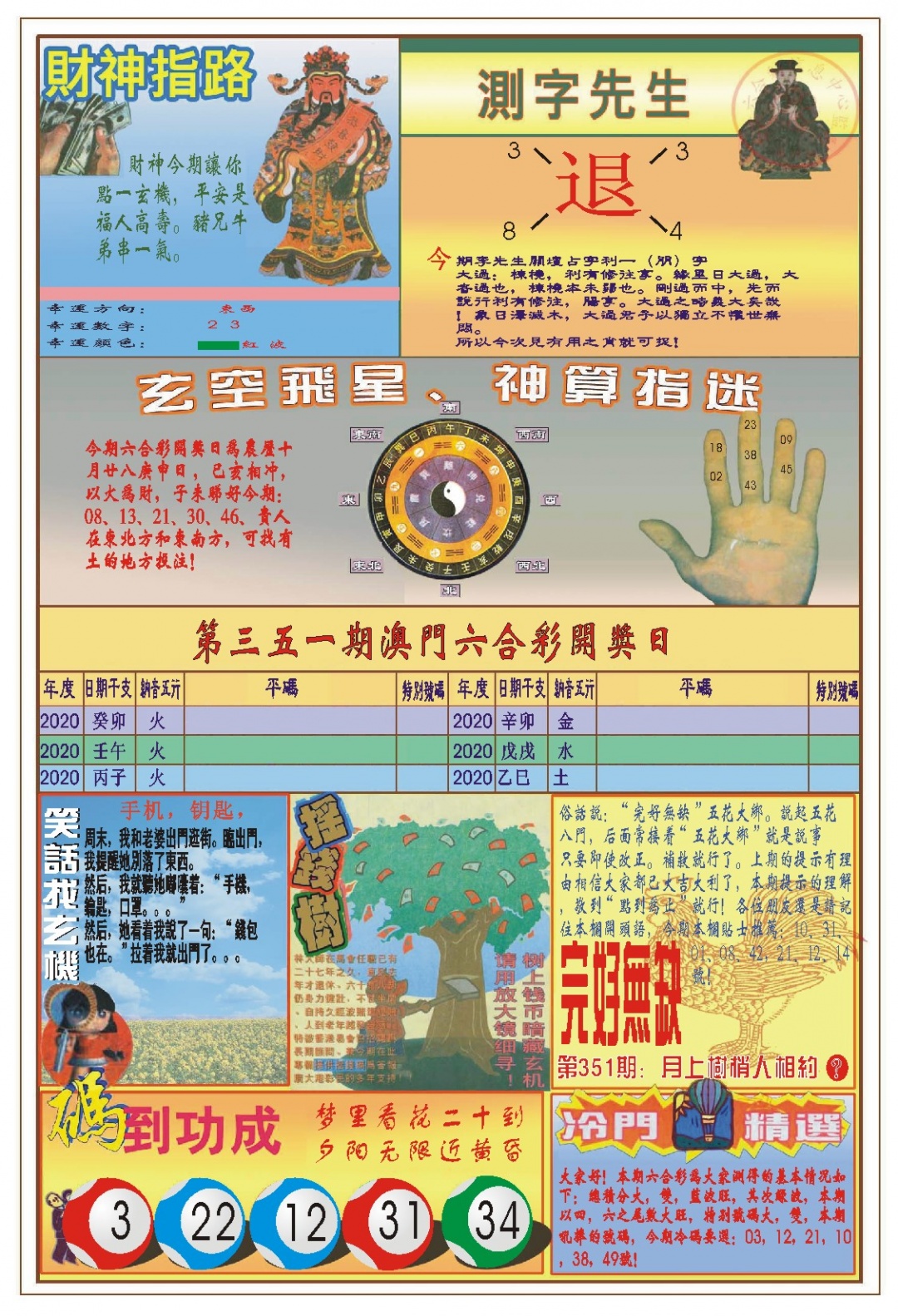 351期(新版)四柱预测B[图]