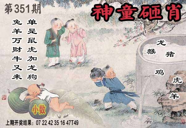 351期神童砸肖[图]