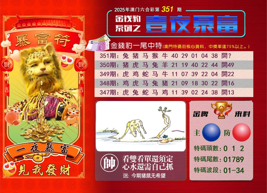 351期一夜暴富[图]