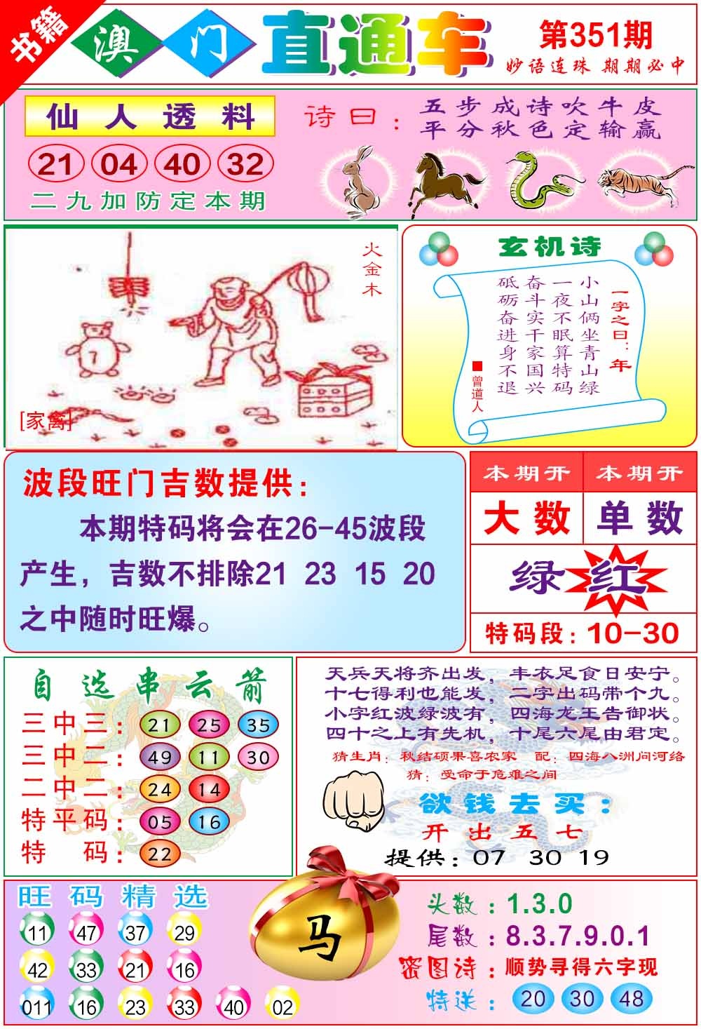 351期白姐直通车[图]