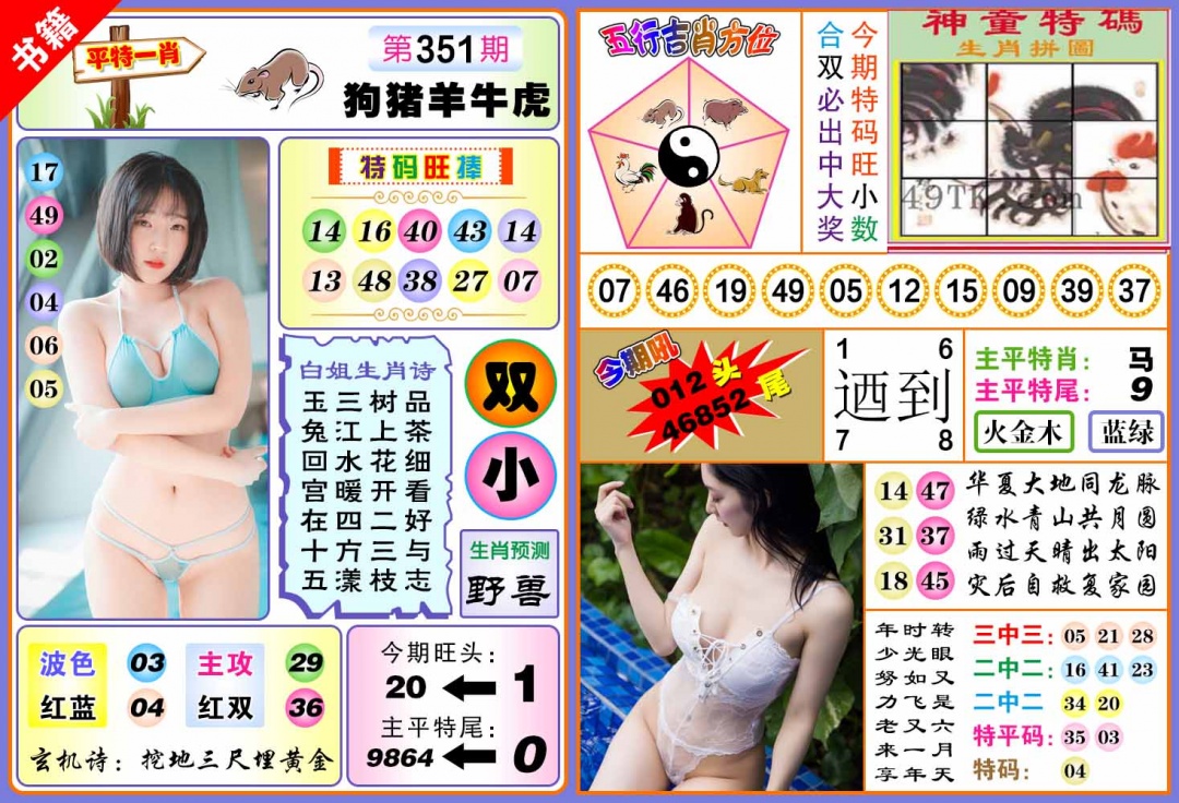 351期澳门五行白姐[图]