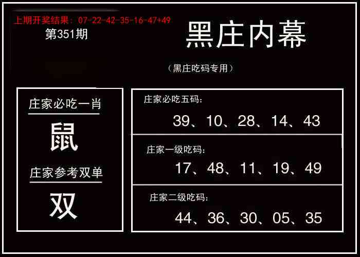 351期黑庄内幕[图]