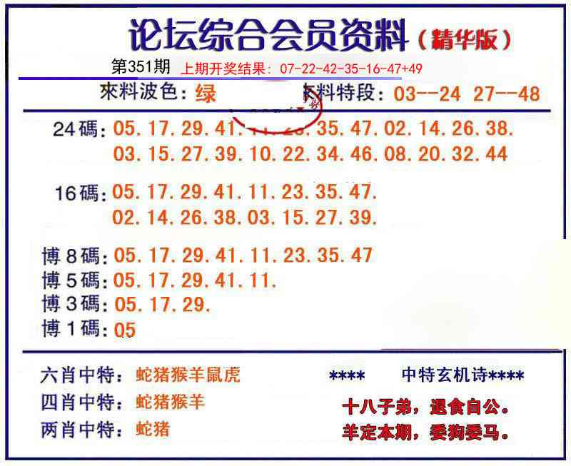 351期综合会员资料[图]
