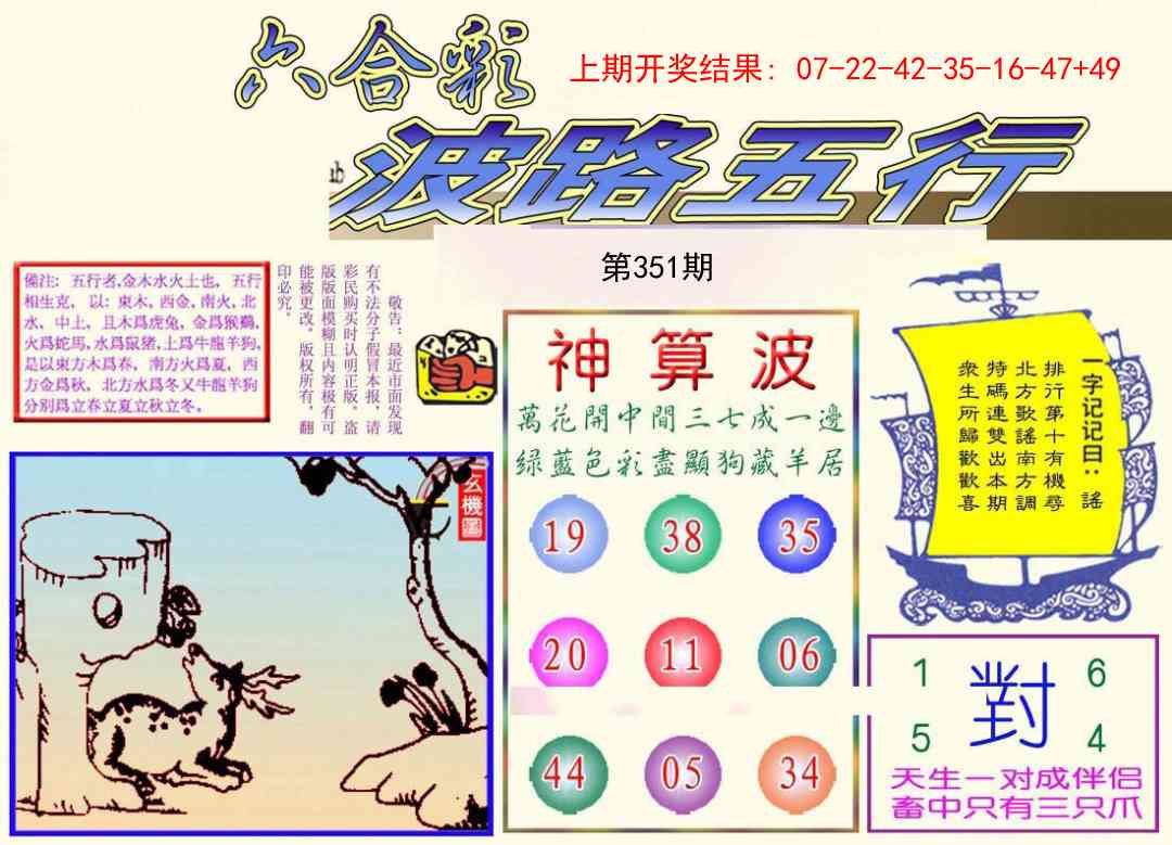 351期波路五行[图]
