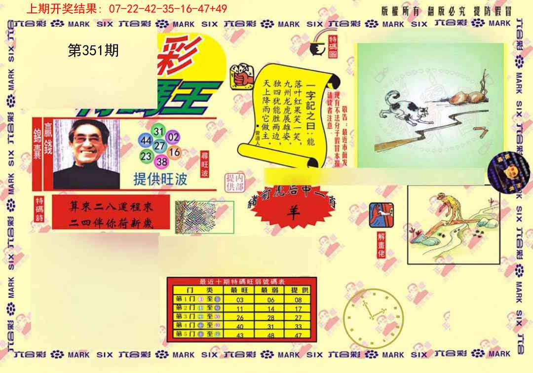 351期心水特码(信封)[图]