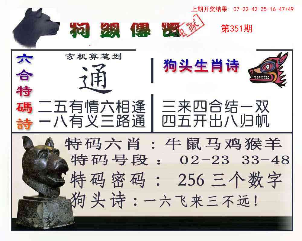 351期狗头传密[图]