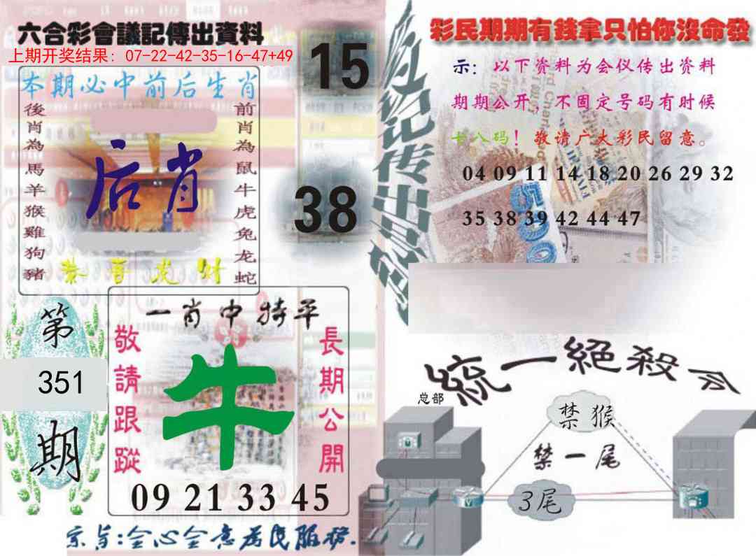 351期六合彩会议记录[图]