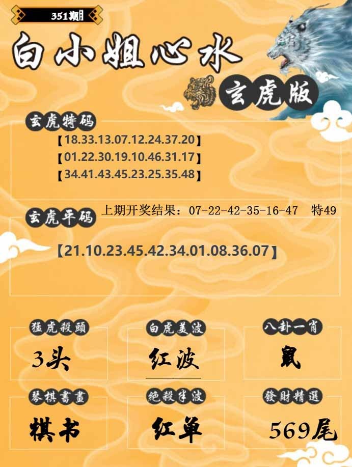 351期白小姐玄虎[图]